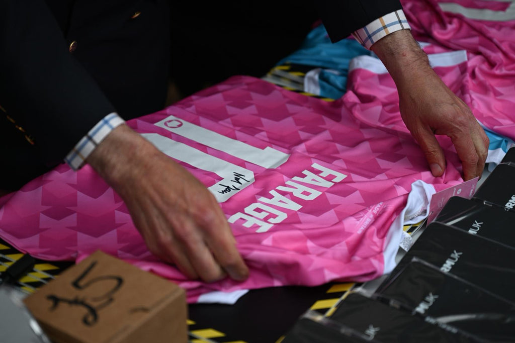SIGNED BY NIGEL — Reform UK Away Shirt Edition