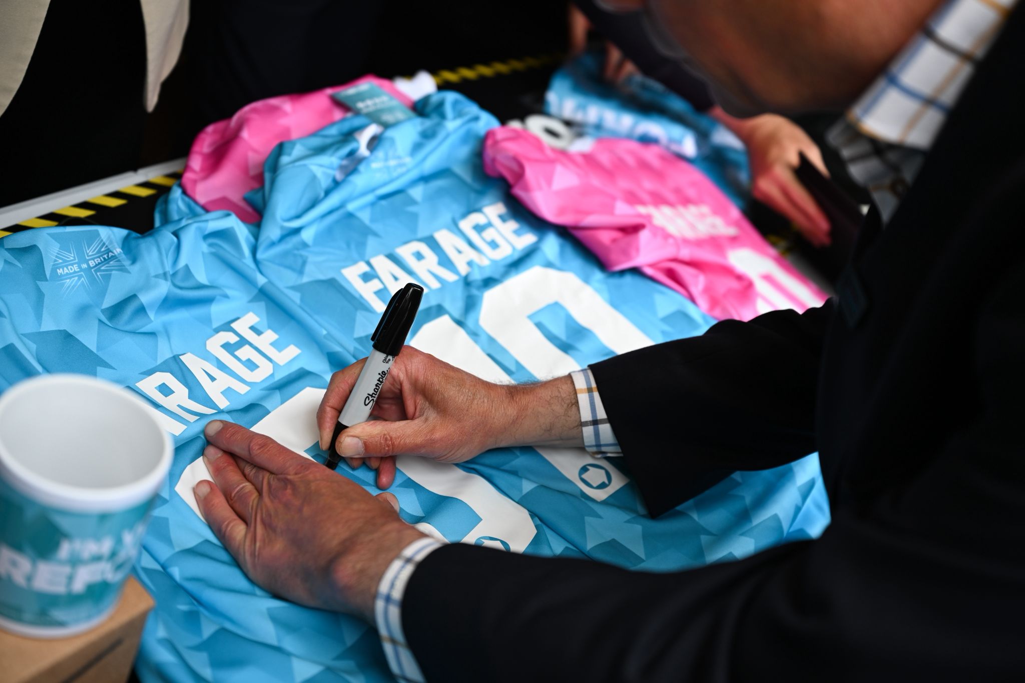 SIGNED BY NIGEL — Reform UK Home Shirt Edition