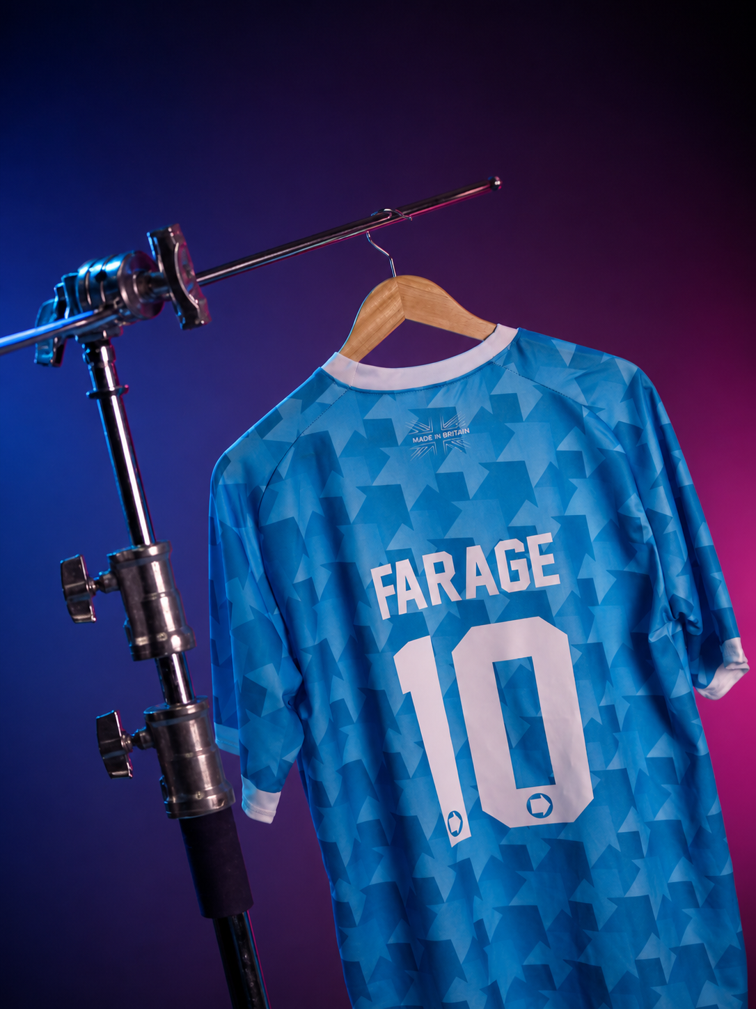 SIGNED BY NIGEL — Reform UK Home Shirt Edition