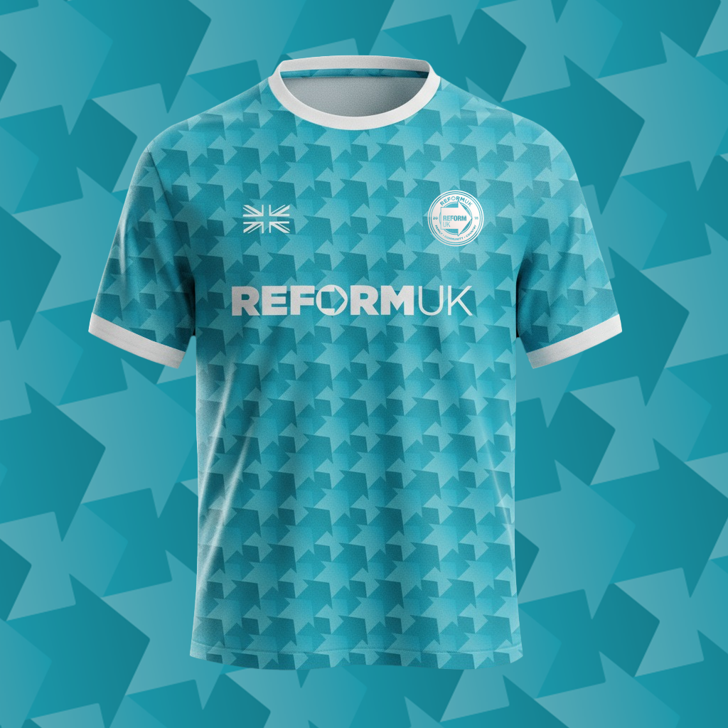 SIGNED BY NIGEL — Reform UK Home Shirt Edition
